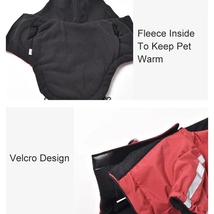 Warm Waterproof Dog Coat Autumn/Winter Hood - themiraclebrands.com