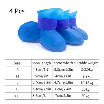 Waterproof Pet Rain Shoes for Dogs - themiraclebrands.com