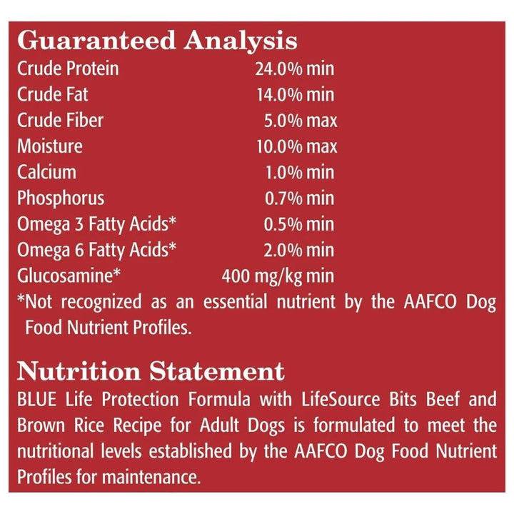 Whole Grain Beef Brown Rice Dog Food 15 lb - themiraclebrands.com