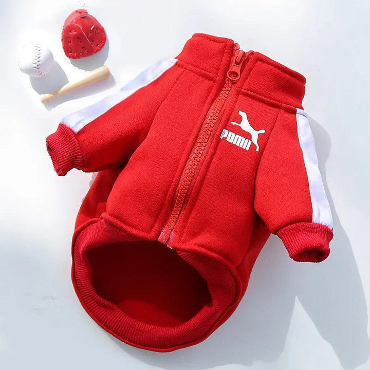 Winter Baseball Dog Jacket Pet Hoodie - themiraclebrands.com