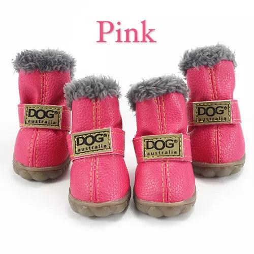 Winter Dog Snow Boots with Fur - themiraclebrands.com