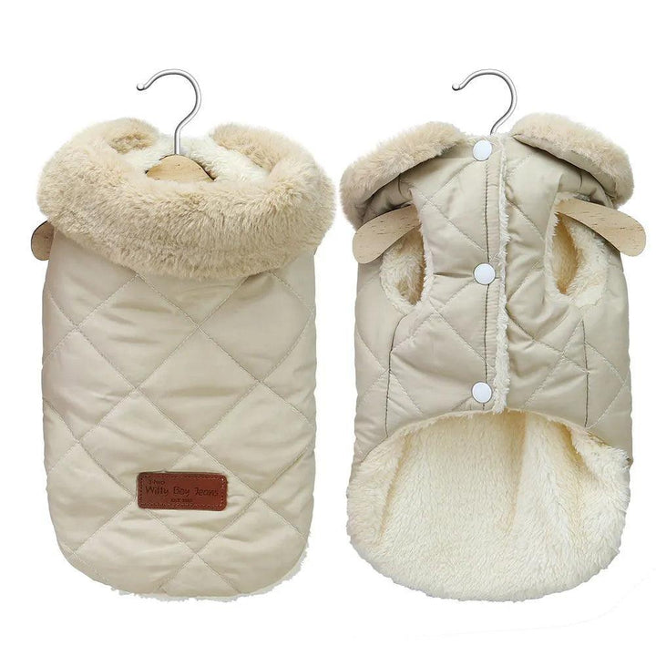 Winter Fur Collar Chihuahua Dog Cat Jacket - themiraclebrands.com