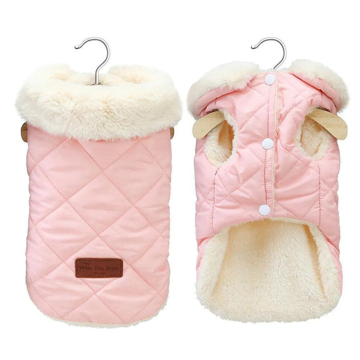 Winter Fur Collar Chihuahua Dog Cat Jacket - themiraclebrands.com