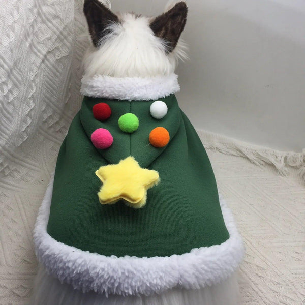 Winter Warm Pet Christmas Scarf Cloak - themiraclebrands.com