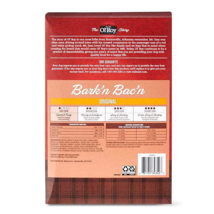 Bark'N Bac'N Dog Treats, Original, Twin Pack - themiraclebrands.com