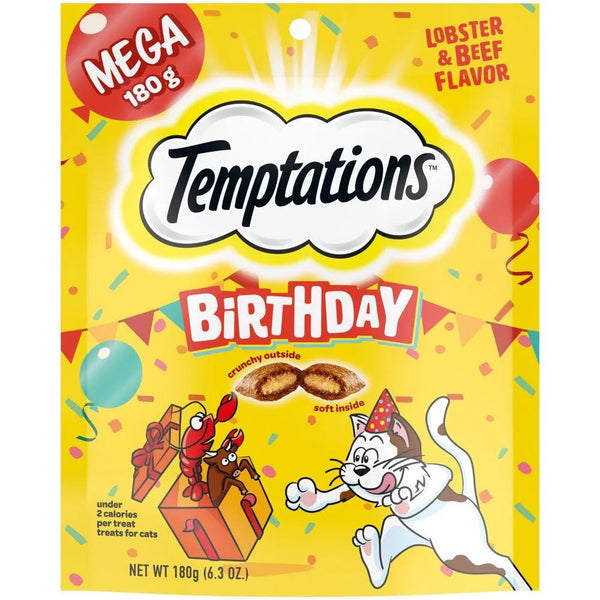 Birthday Cat Treats Lobster Beef Flavor 6.3 Oz - themiraclebrands.com