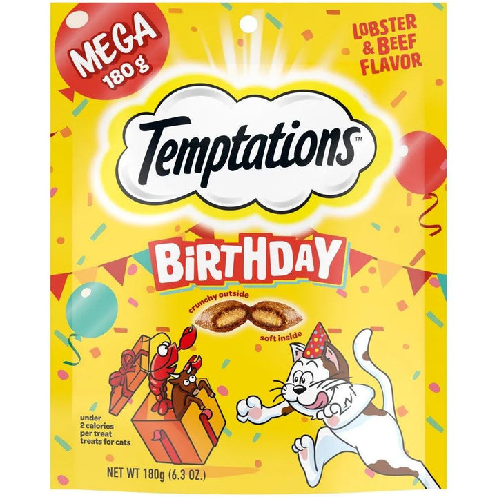 Birthday Cat Treats Lobster Beef Flavor 6.3 Oz - themiraclebrands.com