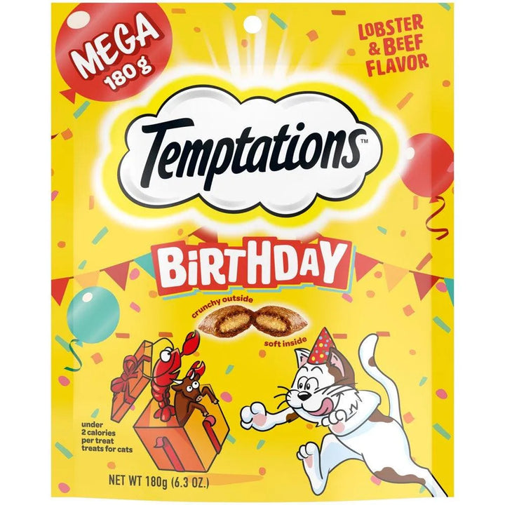 Birthday Cat Treats Lobster Beef Flavor 6.3 Oz - themiraclebrands.com