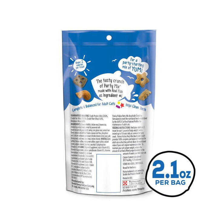 Cat Treats Party Mix Beachside Crunch 2.1 Oz - themiraclebrands.com