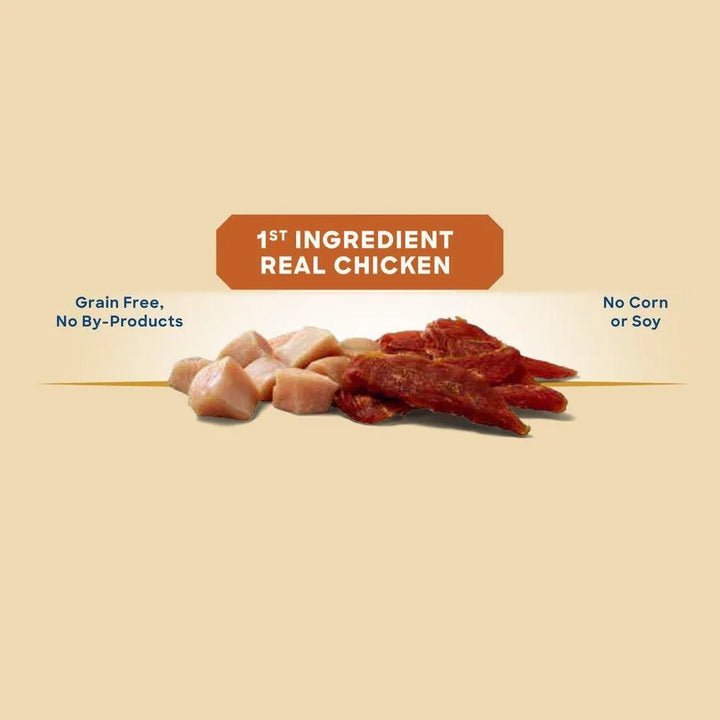 Chicken Flavor Dry Jerky Treats for Dogs 16 Oz - themiraclebrands.com