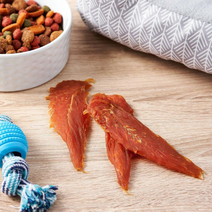 Chicken Flavor Dry Jerky Treats for Dogs 16 Oz - themiraclebrands.com