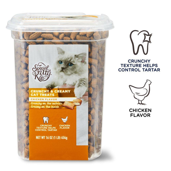 Chicken Salmon Crunchy Cat Treats 16 Oz - themiraclebrands.com