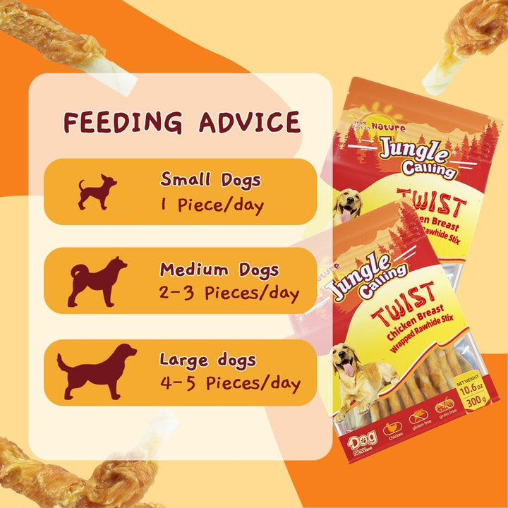 Chicken Wrapped Rawhide Sticks Dog Treats 10.6 Oz - themiraclebrands.com