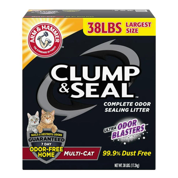 Clump & Seal Cat Litter 38 Lbs - themiraclebrands.com