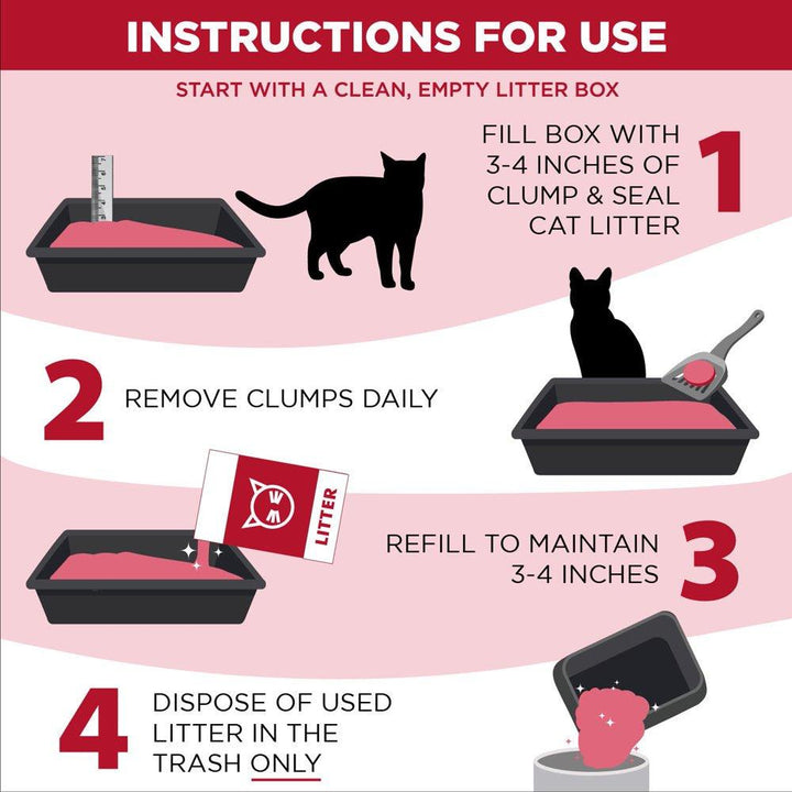 Clump & Seal Cat Litter 38 Lbs - themiraclebrands.com