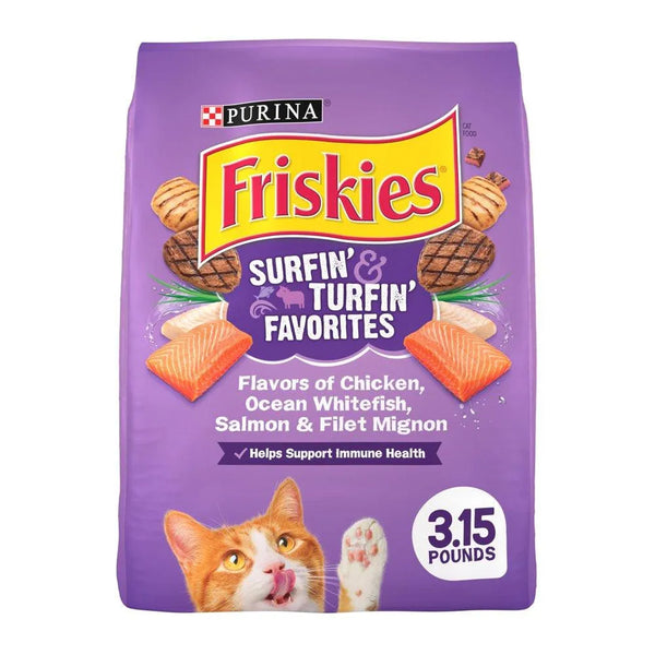 Dry Cat Food Surfin Turfin Favorites 3.15lb Bag - themiraclebrands.com
