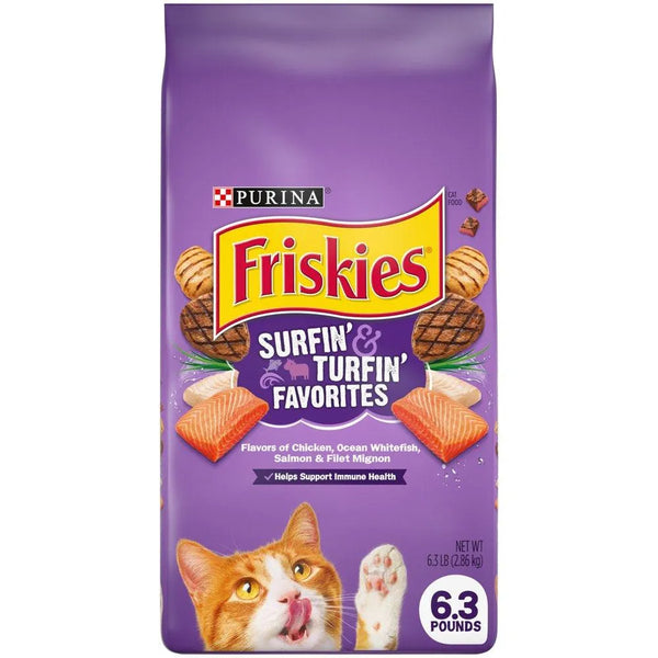 Dry Cat Food Surfin Turfin Favorites 6.3lb Bag - themiraclebrands.com