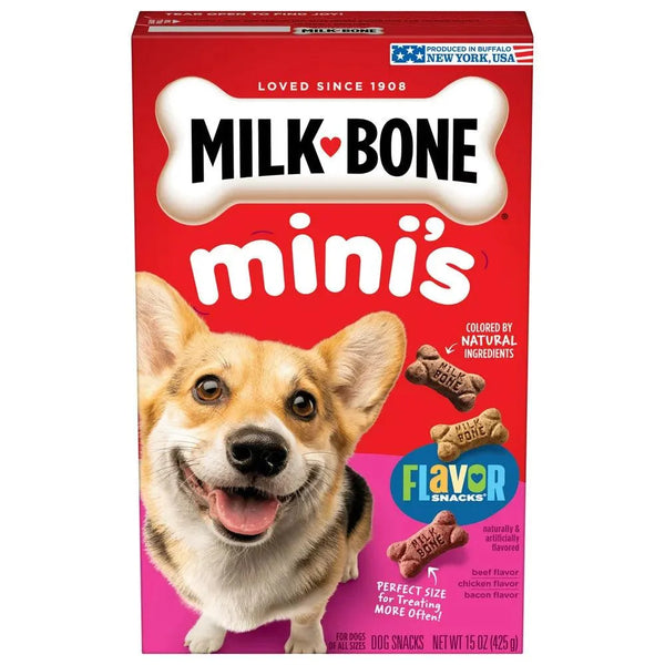 Flavor Snacks Mini Dog Biscuits 15 Oz - themiraclebrands.com