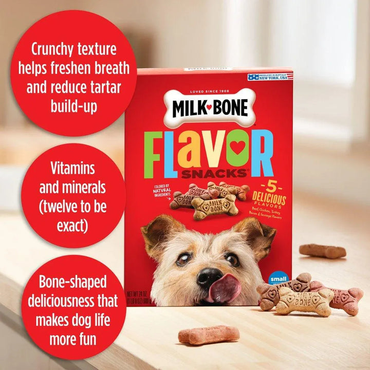 Flavor Snacks Small Dog Biscuits 24 Oz - themiraclebrands.com