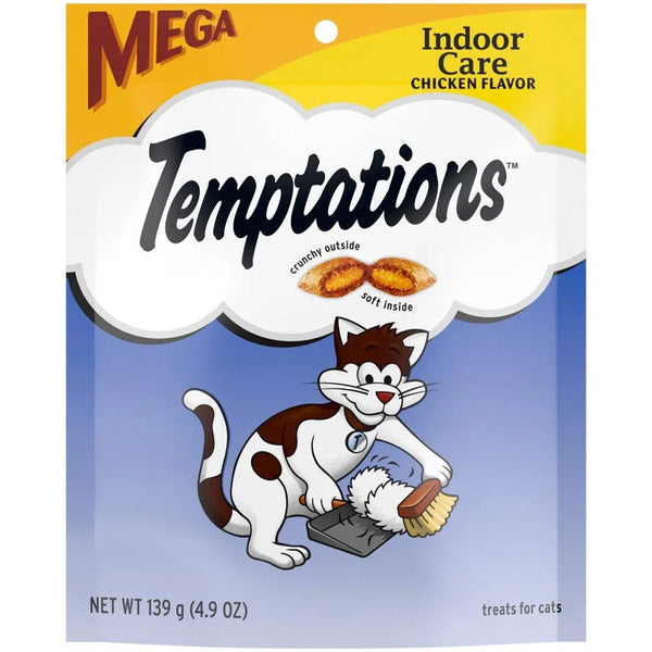 Indoor Care Chicken Flavor Cat Treats 4.9 Oz - themiraclebrands.com