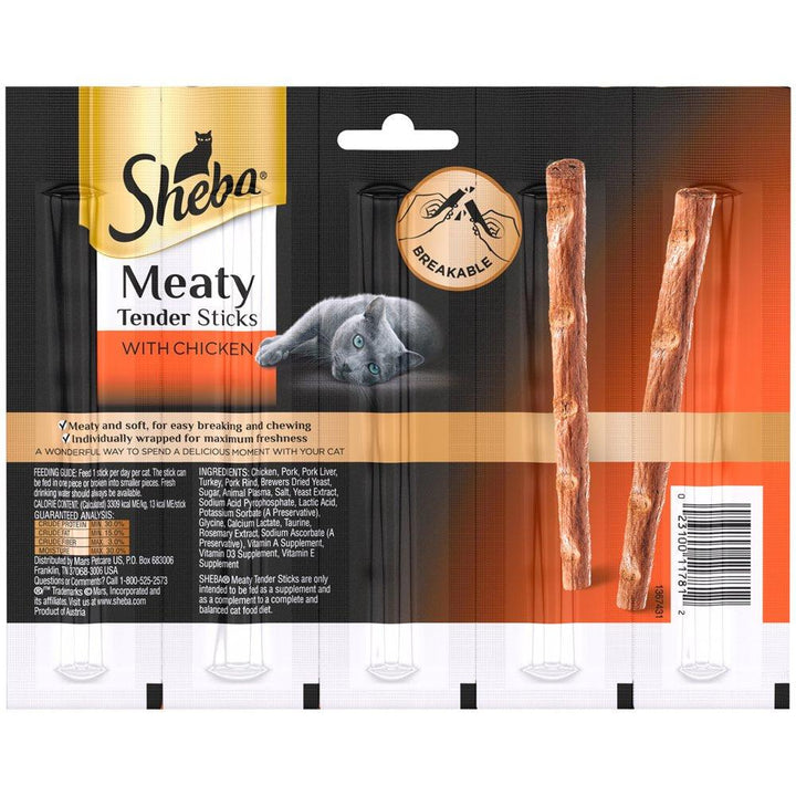 Meaty Tender Sticks Chicken Cat Treats 0.7 Oz - themiraclebrands.com