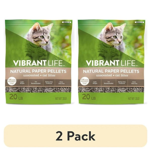 Natural Paper Pellets Cat Litter 20 Lb - themiraclebrands.com