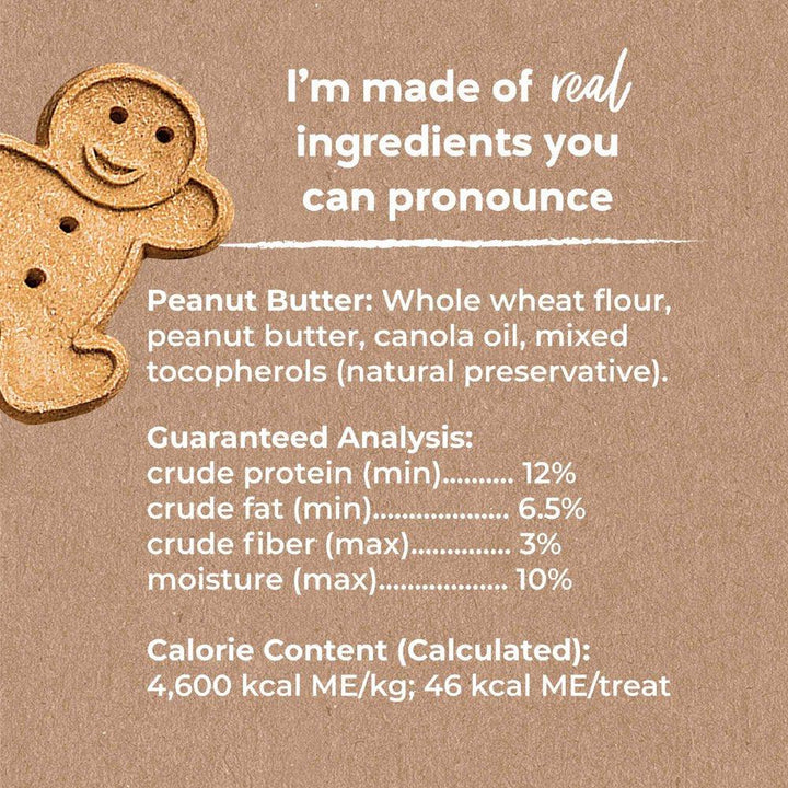 Oven Baked Peanut Butter Dog Treats 16 Oz - themiraclebrands.com