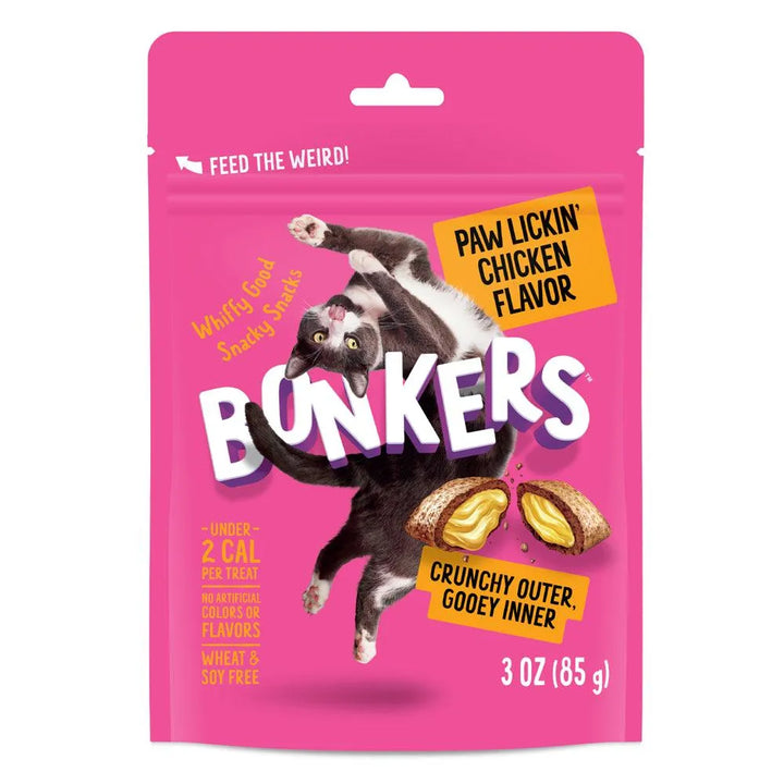 Paw Lickin' Chicken Flavor Cat Treats 3 Oz - themiraclebrands.com
