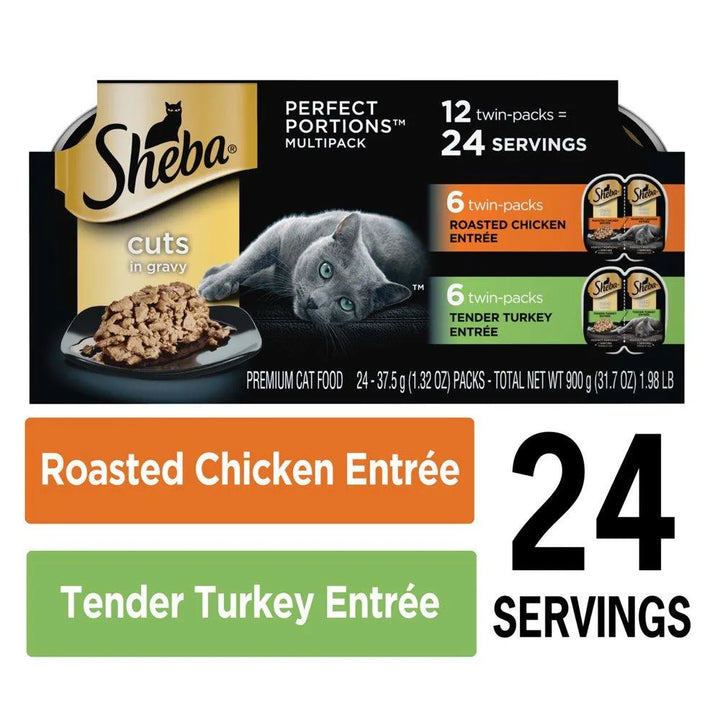 Perfect Portions Wet Cat Food Variety 12 Pack - themiraclebrands.com