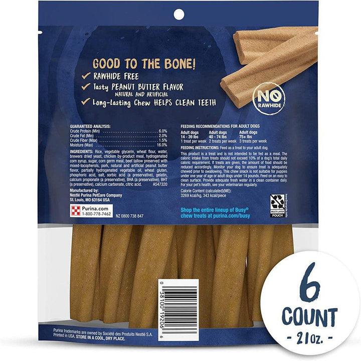 Purina Dog Treats Peanut Butter Chews 21 Oz 6 Pack - themiraclebrands.com