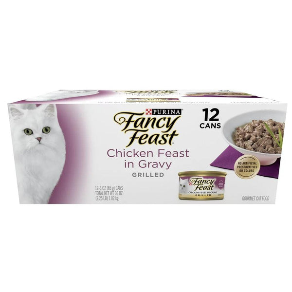 Purina Grilled Wet Cat Food Chicken Feast Gravy - themiraclebrands.com