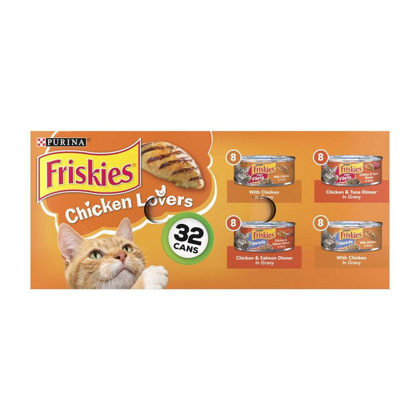 Purina Pate Wet Cat Food Chicken Lovers 32 Pack - themiraclebrands.com