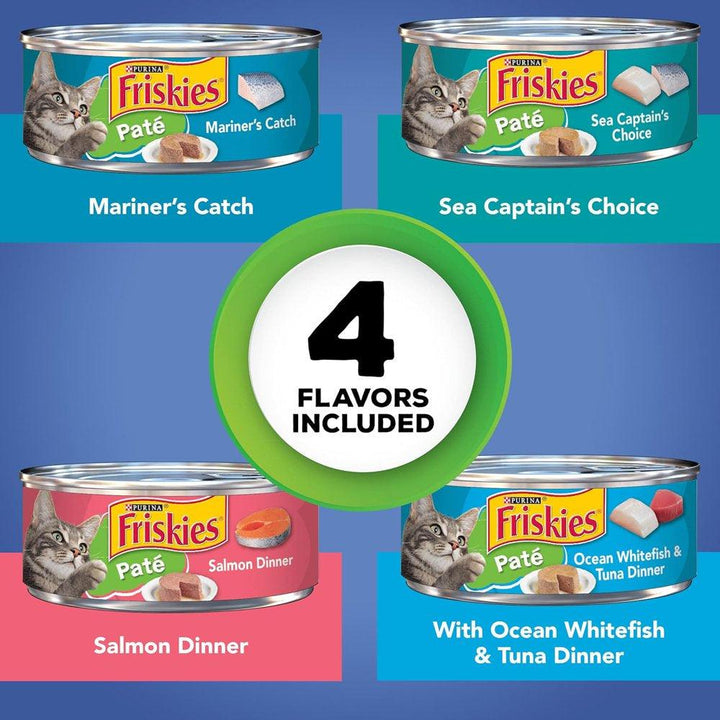 Purina Pate Wet Cat Food Seafood Variety 32 Pack - themiraclebrands.com