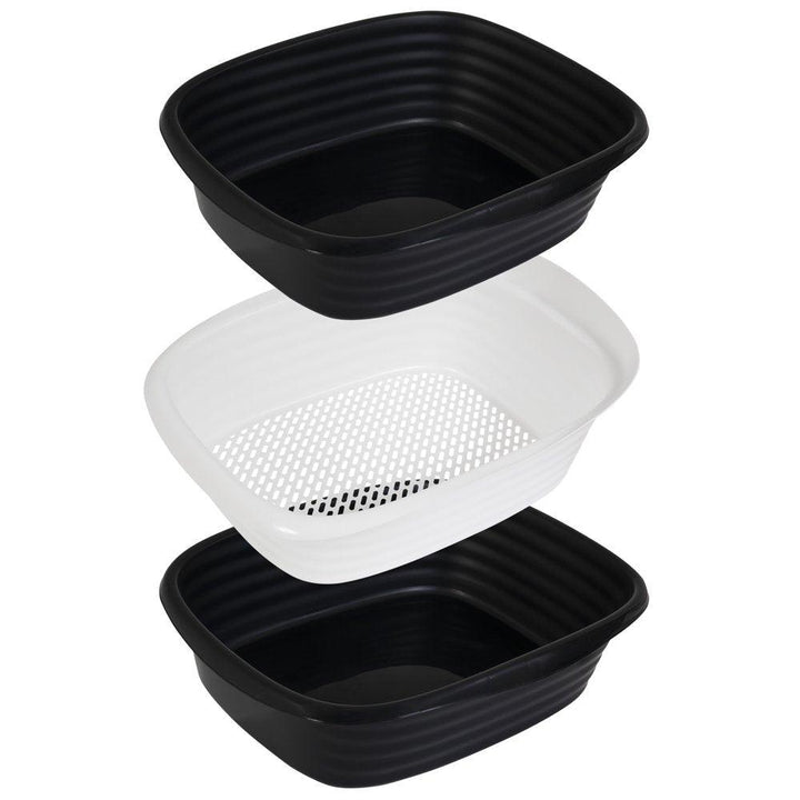 Sifting Cat Litter Box Black - themiraclebrands.com