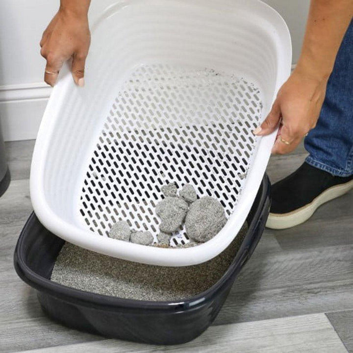 Sifting Cat Litter Box Black - themiraclebrands.com