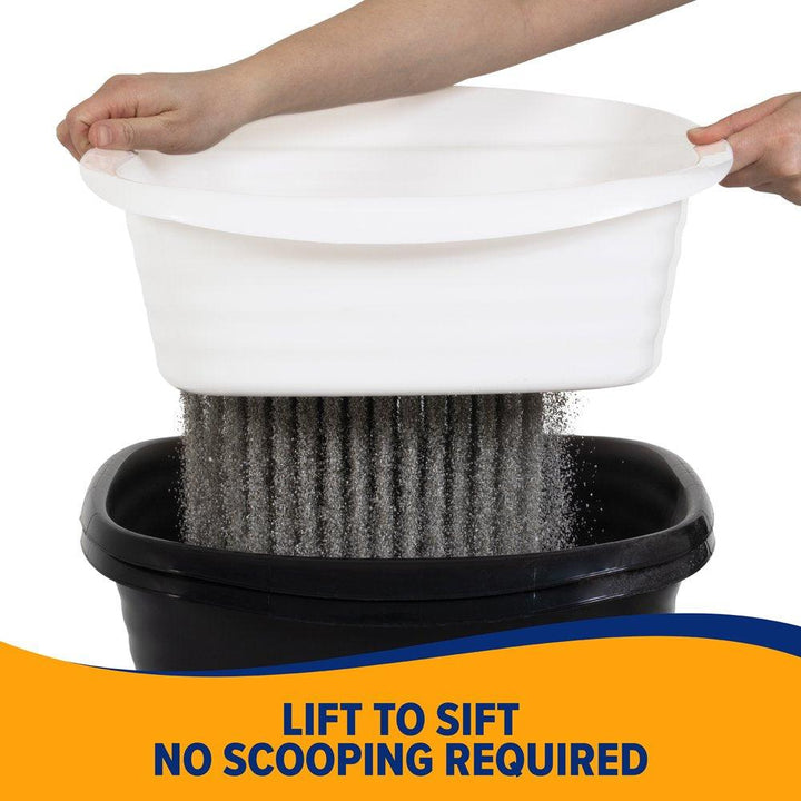 Sifting Cat Litter Box White - themiraclebrands.com