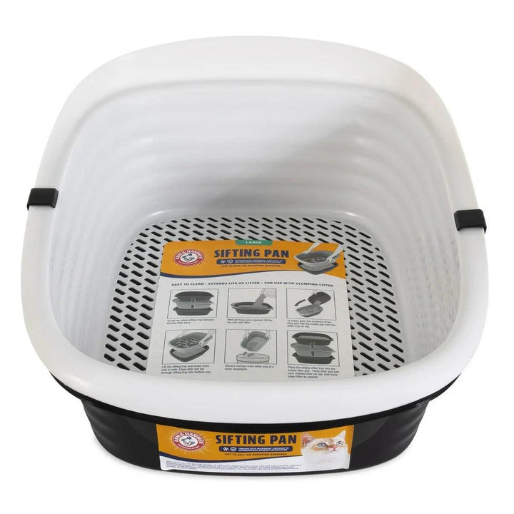 Sifting Cat Litter Box White - themiraclebrands.com