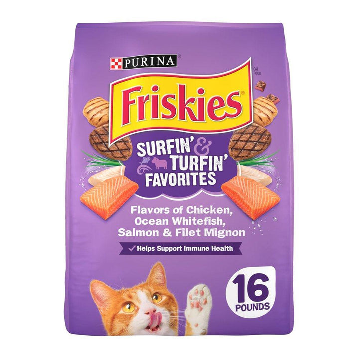 Surfin Turfin Dry Cat Food 16lb Bag - themiraclebrands.com