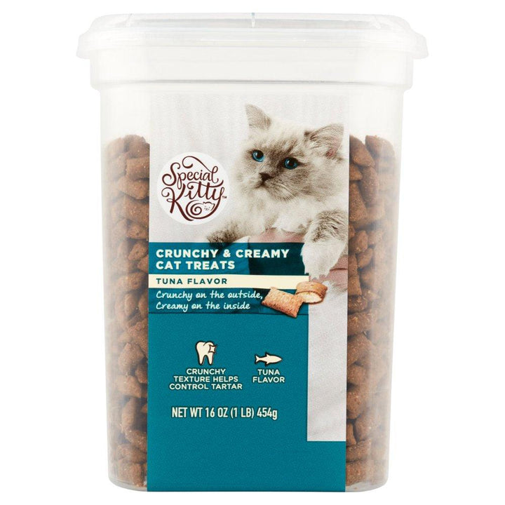 Tuna Salmon Crunchy Cat Treats 16 Oz - themiraclebrands.com