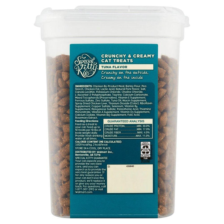 Tuna Salmon Crunchy Cat Treats 16 Oz - themiraclebrands.com