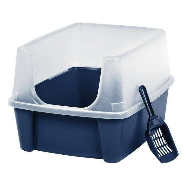 USA Open-Top Cat Litter Box Navy - themiraclebrands.com