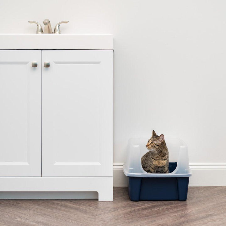 USA Open-Top Cat Litter Box Navy - themiraclebrands.com