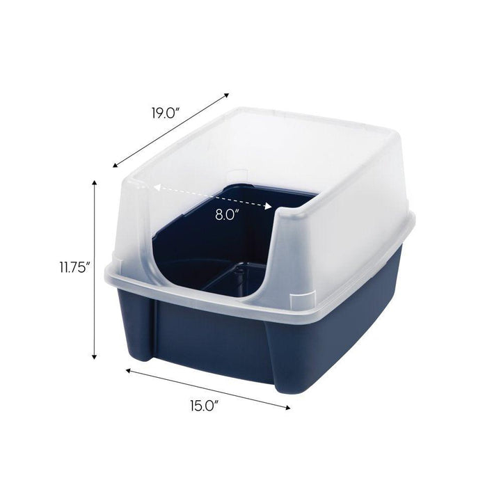 USA Open-Top Cat Litter Box Navy - themiraclebrands.com